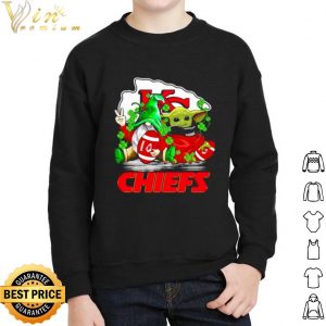 Hot Gnome And Baby Yoda Chiefs Football Patrick's Day shirt 1