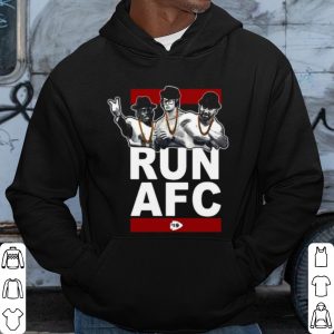 Pretty RUN AFC Patrick Mahomes and Travis Kelce Kansas City Chiefs shirt 2