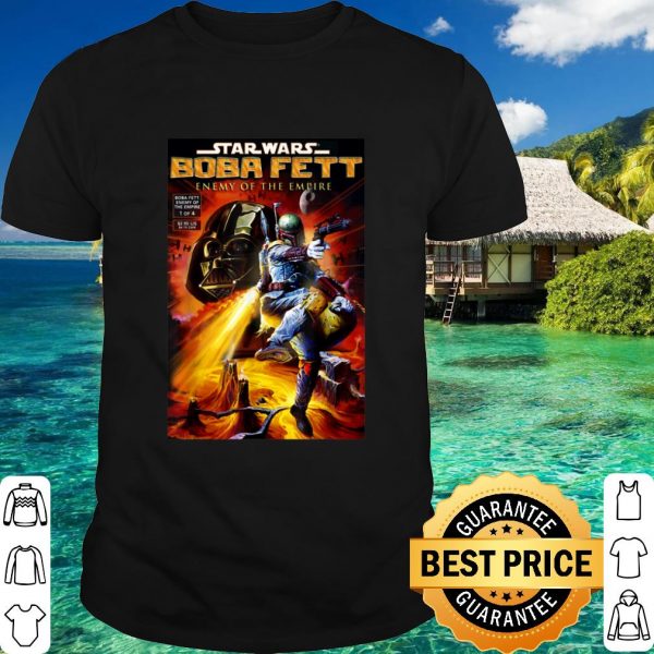 Cool Star Wars Darth Vader Boba Fett Enemy Of The Empire shirt