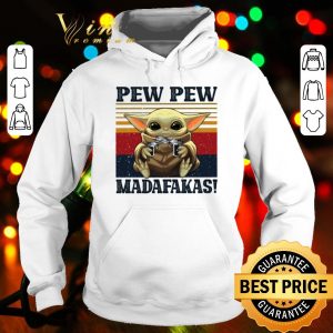 Hot The Baby Yoda Pew Pew Madafakas Vintage shirt 3