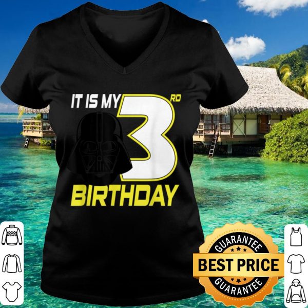 Cool Star Wars Darth Vader 3rd Birthday shirt