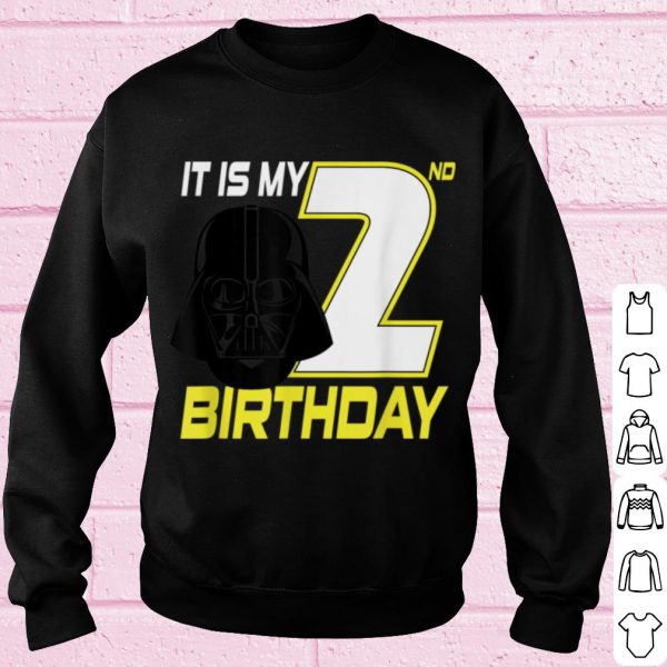 Pretty Star Wars Darth Vader 2nd Birthday shirt