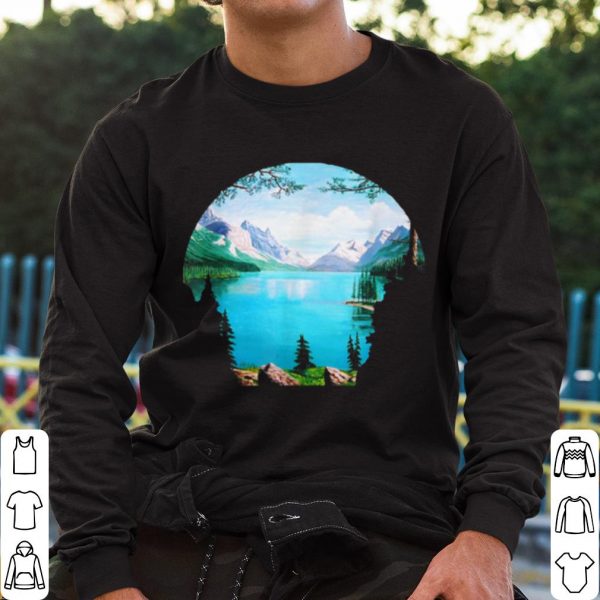 Original Lake Mountain Snow Landscape Scenery shirt