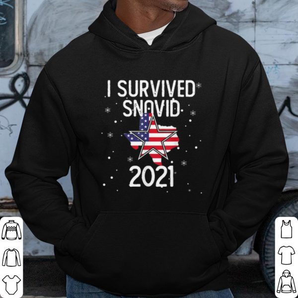 Top I Survived Snovid 2021 Texas Snowstorm shirt