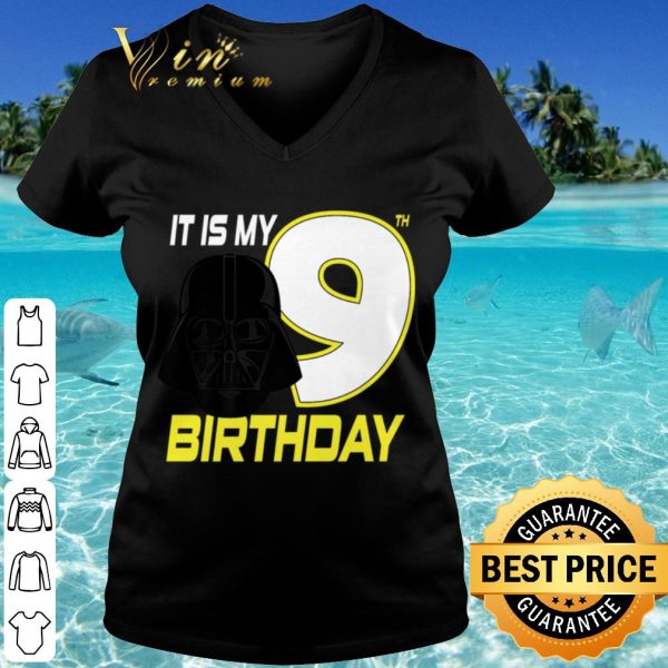 Nice Star Wars Darth Vader 9th Birthday shirt