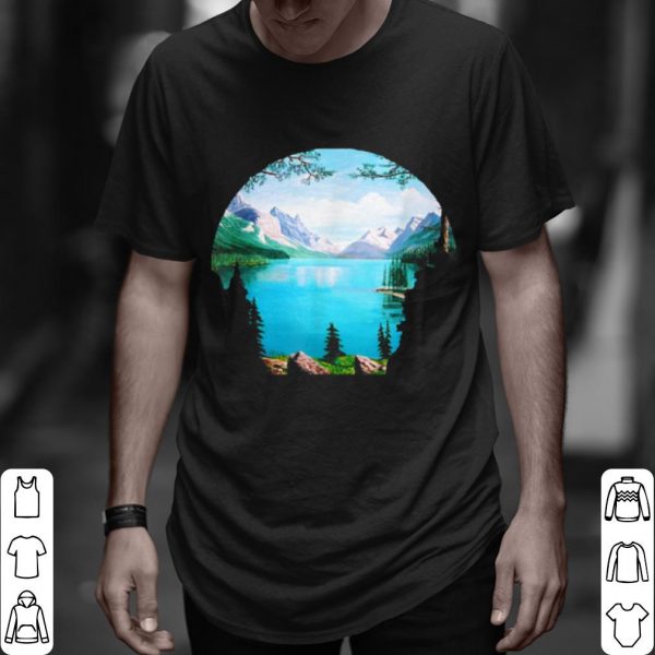 Original Lake Mountain Snow Landscape Scenery shirt