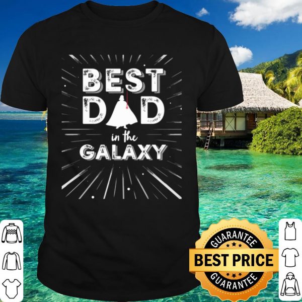 Premium Star Wars Darth Vader Best Dad Galaxy Father's Day shirt