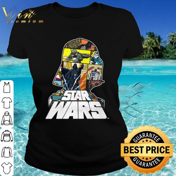 Star Wars Darth Vader Comic Fill Silhouette shirt