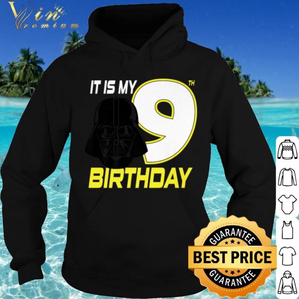 Nice Star Wars Darth Vader 9th Birthday shirt