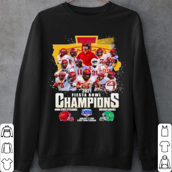Cool Iowa State 2021 Fiesta Bowl Champions Iowa State Cyclones shirt