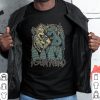 Pretty Black Cat Bouron Because Murder Is Wrong Drink Coffee shirt
