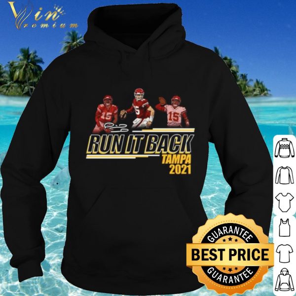 Funny Run it back Tampa Bay Buccaneers 2021 Signature shirt