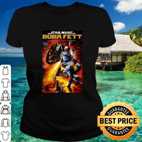 Cool Star Wars Darth Vader Boba Fett Enemy Of The Empire shirt