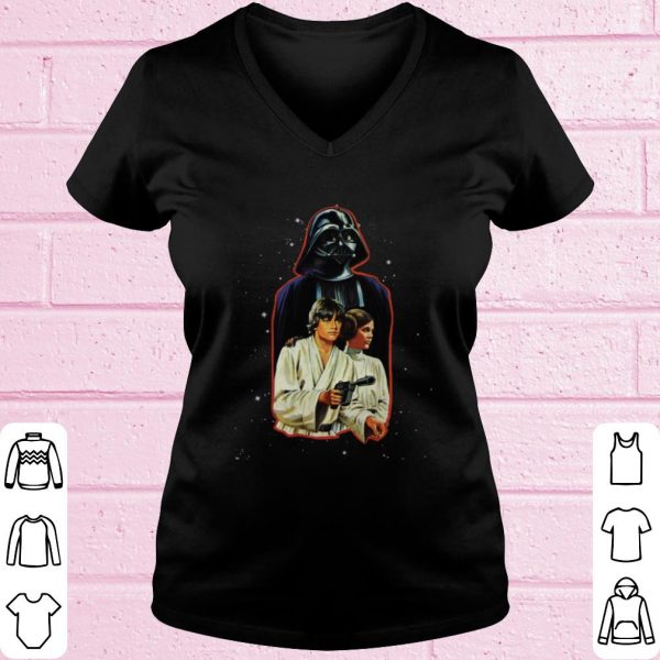 Top Star Wars Classic Luke Leia Darth Vader Illustration shirt