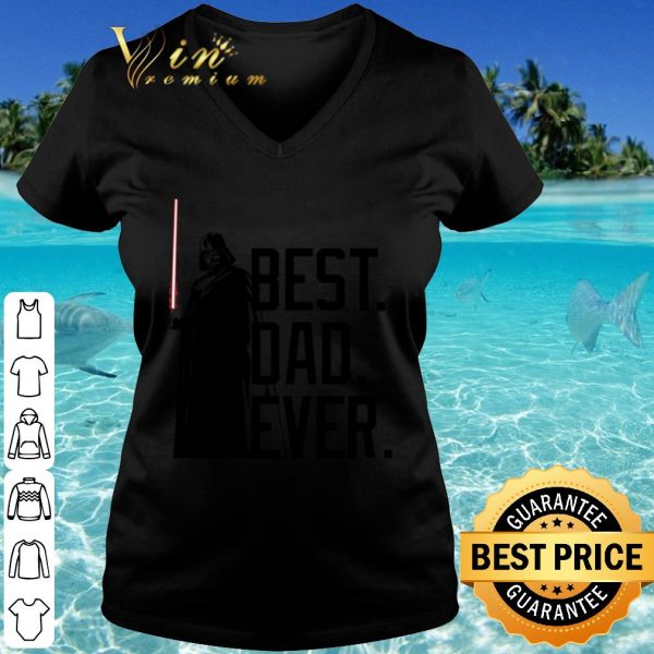 Hot Star Wars Darth Vader Best Dad Ever Lightsaber shirt