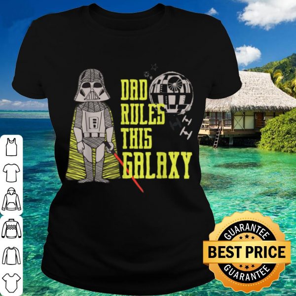 Cool Star Wars Cute Darth Vader Dad Rules This Galaxy shirt