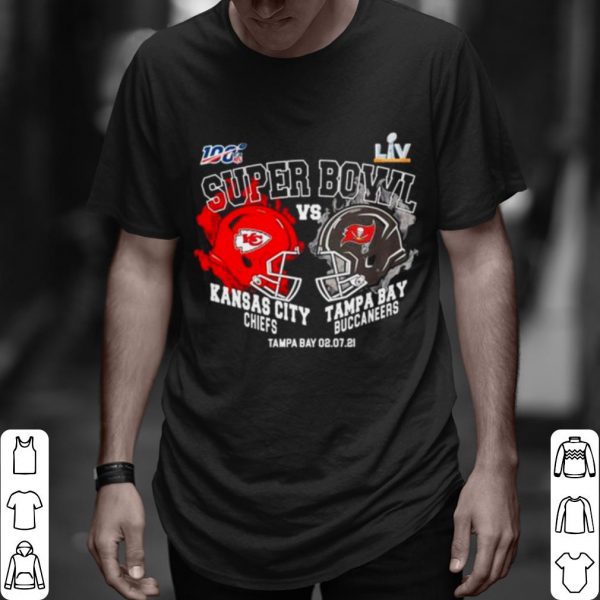 Original Kansas City Chiefs vs Tampa Bay Buccaneers Super Bowl 2021 Champions shirt