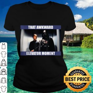 Premium Star Wars Darth Vader & Luke That Awkward Elevator Moment shirt 1