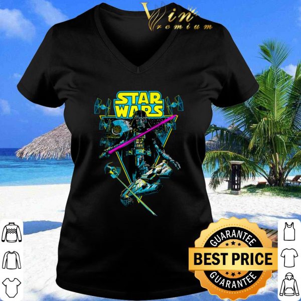 Awesome Star Wars Darth Vader Battle Vintage Retro shirt