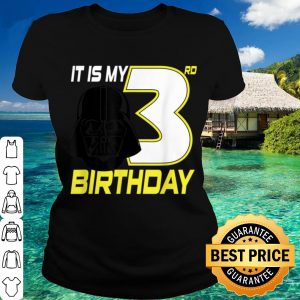 Cool Star Wars Darth Vader 3rd Birthday shirt 1