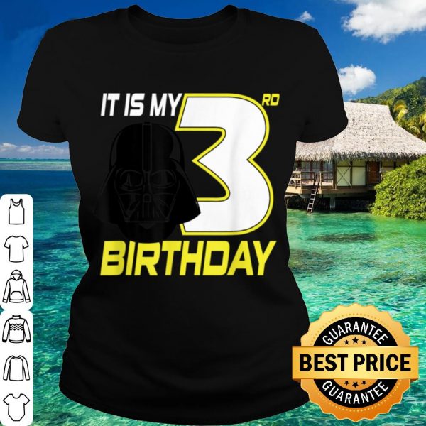 Cool Star Wars Darth Vader 3rd Birthday shirt
