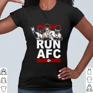 Pretty RUN AFC Patrick Mahomes and Travis Kelce Kansas City Chiefs shirt 1