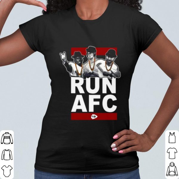Pretty RUN AFC Patrick Mahomes and Travis Kelce Kansas City Chiefs shirt