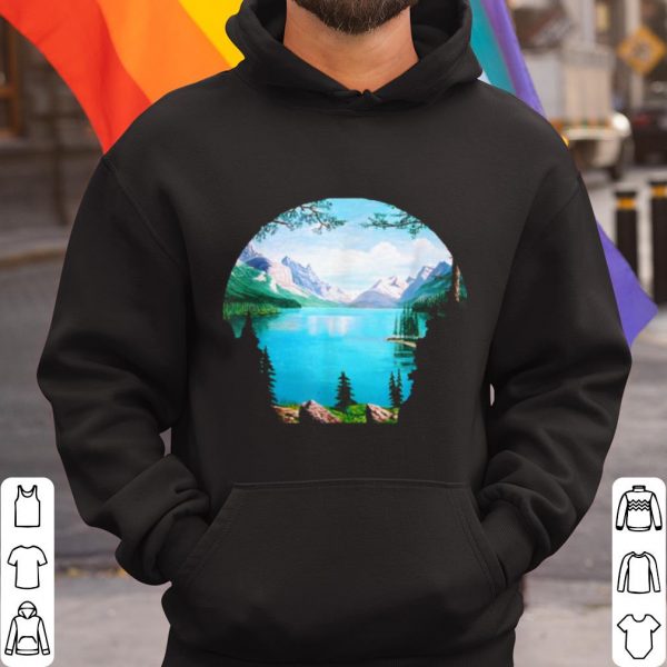 Original Lake Mountain Snow Landscape Scenery shirt