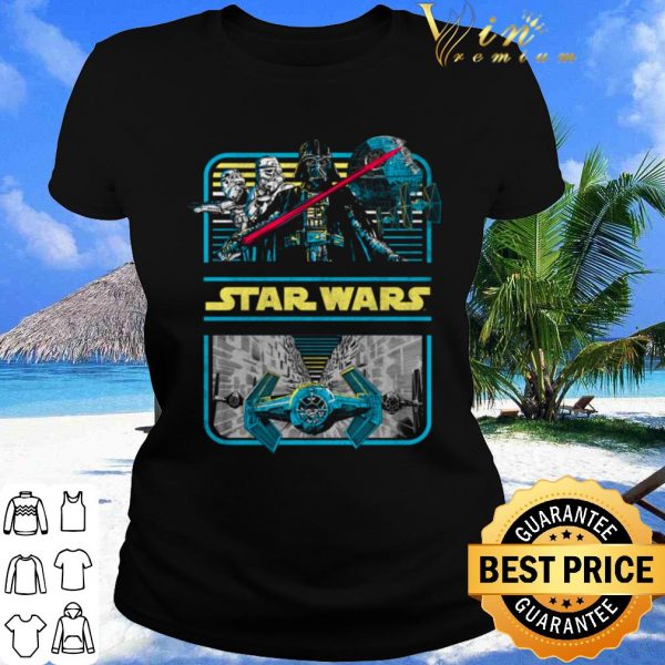 Awesome Star Wars Darth Vader & Crew Double Framed shirt