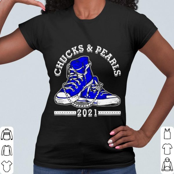 Pretty Biden Harris Chucks And Pearls 2021 shirt