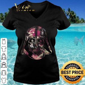 Funny Star Wars Darth Vader Antique Floral Helmet Fill Portrait shirt 2