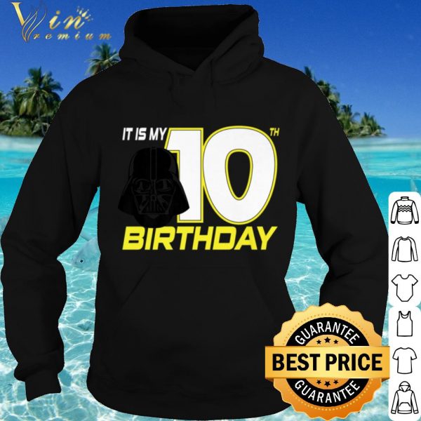 Cool Star Wars Darth Vader 10th Birthday shirt