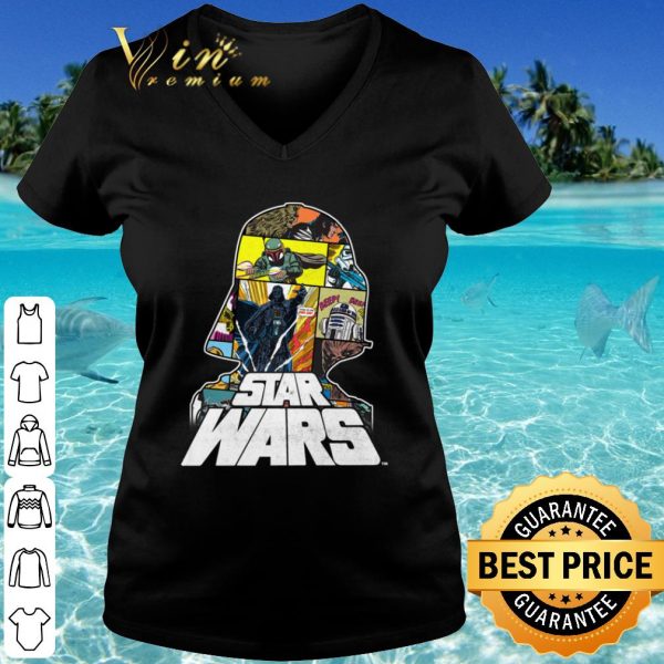 Star Wars Darth Vader Comic Fill Silhouette shirt