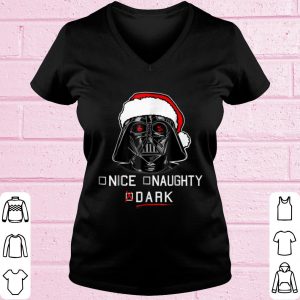Official Star Wars Darth Vader Dark List Santa Christmas shirt 1