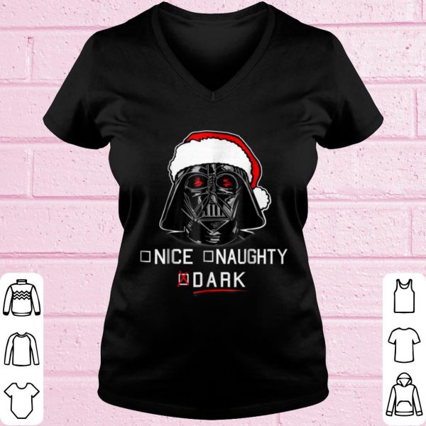 Official Star Wars Darth Vader Dark List Santa Christmas shirt