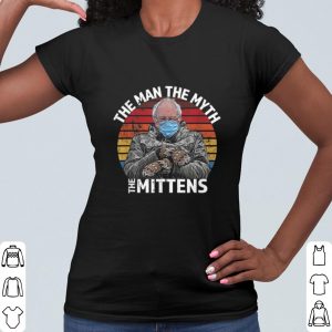 Pretty The Man The Myth The Mittens Inauguration Bernie Sanders Vintage shirt 1