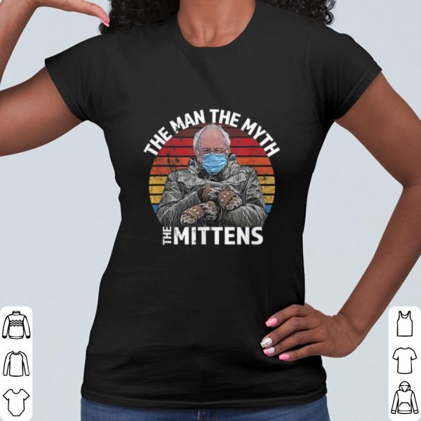 Pretty The Man The Myth The Mittens Inauguration Bernie Sanders Vintage shirt