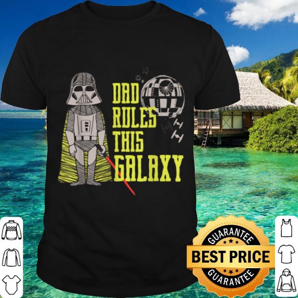 Cool Star Wars Cute Darth Vader Dad Rules This Galaxy shirt