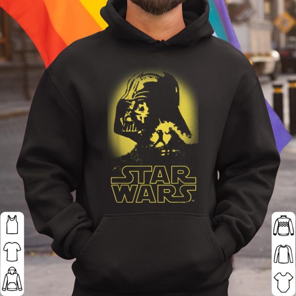 Top Darth Vader Star Wars Glow Logo Graphic shirt