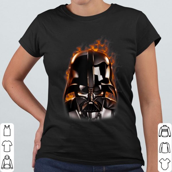 Star Wars Darth Vader Flame Portrait Raglan Baseball shirt