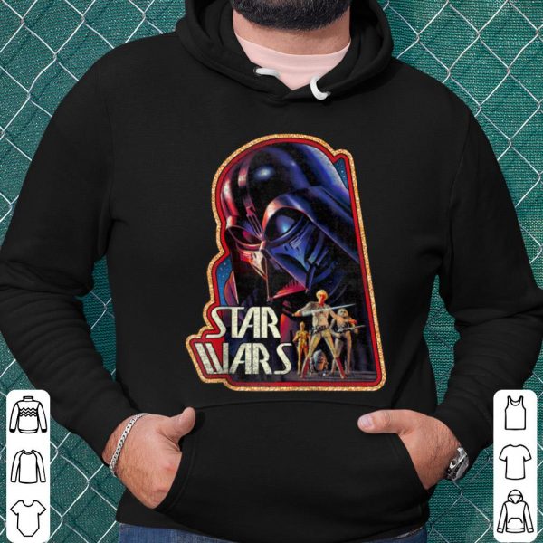 Cool Star Wars Darth Vader Overlooking Portrait Raglan Baseball shirt