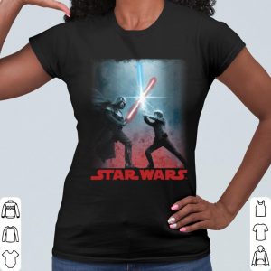 Pretty Star Wars Darth Vader Luke Skywalker Battle Silhouette shirt 1