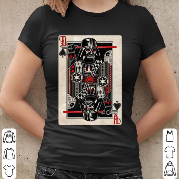Best Star Wars Darth Vader Playing Card Poster shirt
