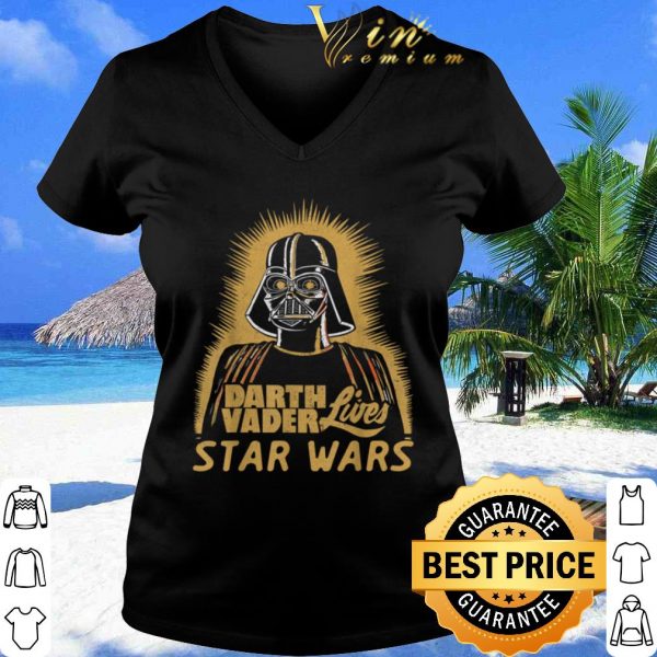 Premium Star Wars Darth Vader LIVES Vintage Golden Retro shirt