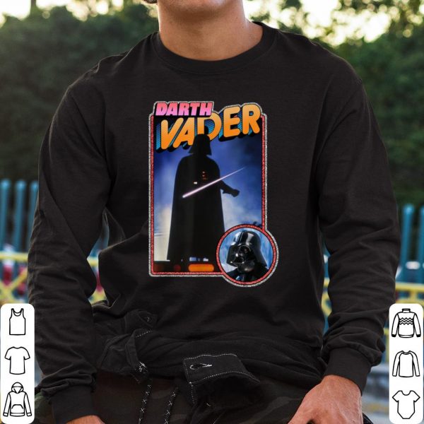 Official Star Wars Darth Vader Retro Bubble Badge Graphic shirt