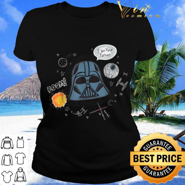 Nice Star Wars Darth Vader Drawing I Am Your Father shirt
