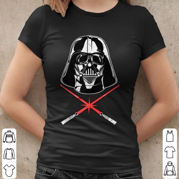 Cool Star Wars Darth Vader Crossed Lightsabers shirt