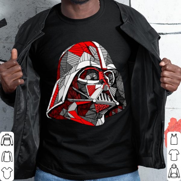 Top Star Wars Darth Vader Helmet Line Sketch shirt