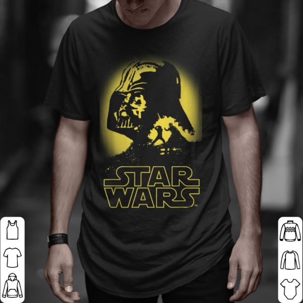 Top Darth Vader Star Wars Glow Logo Graphic shirt