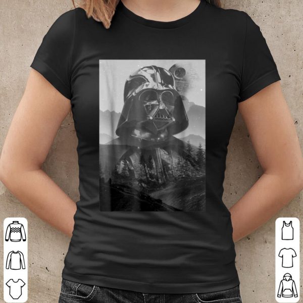 Premium Star Wars Darth Vader Double Exposed Poster Style shirt